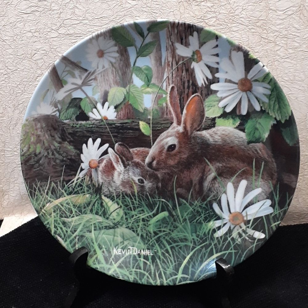 "The Rabbit" Plate by Kevin Daniel Edwin M. Knowles china